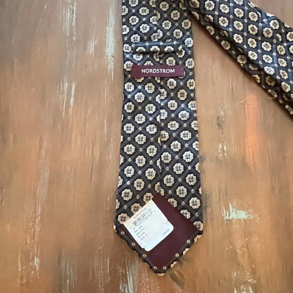 NWT Nordstrom Men's Silk Tie Made in USA - Picture 4 of 6